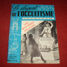 1951 Digest de l'occultisme 