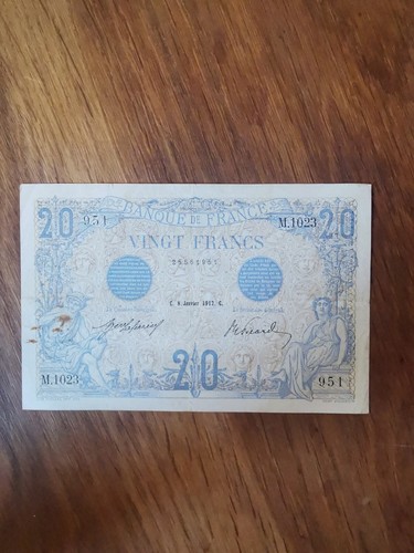 France billet ancien 20 - de,