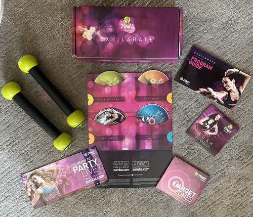 Zumba exhilarate dvd workout - dvd,