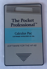 Sparcom Pocket Profesional Calculus Pac Software card HP 48SX/48GX calculator 16