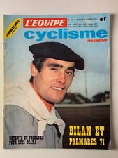 L'EQUIPE CYCLISME MAGAZINE N°43 8 DECEMBRE 1971 LUIS OCANA - BILAN ET PALMARES