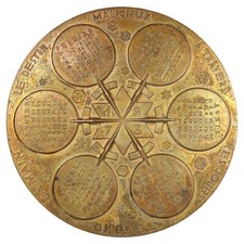 France médaille Calendrier