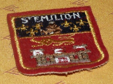 Ancien écusson à coudre