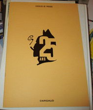 BLACKSAD 25 ANS DOSSIER DE PRESSE  BD EO DARGAUD TTBE