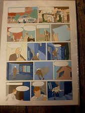 Ric Hochet - Mise en couleur originale -D3- De la Bd premières enquêtes, 1991