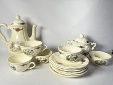 Service à café En faïence de Sarreguemines Obernai