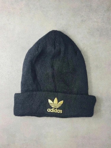 Bonnet vintage noir adidas - bonnet,