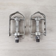Pédales Zeus en aluminium filetage 14x1.25 vélo vintage course 1970s Espagne