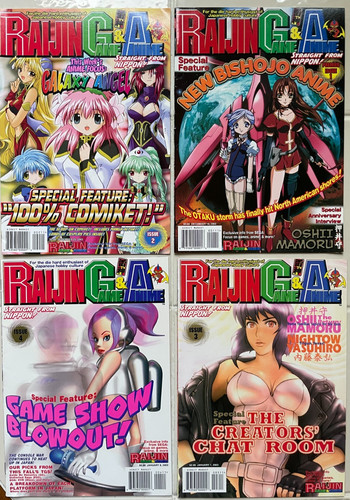 Raijin game anime magazine - raijin,