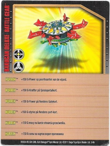 Carte bakugan deluxe - -,