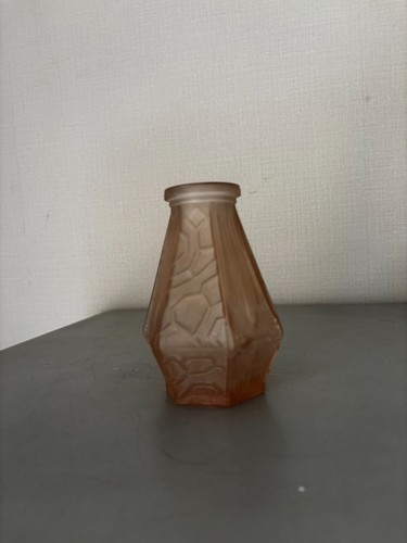 Ancien vase geometrique - ancien, verre