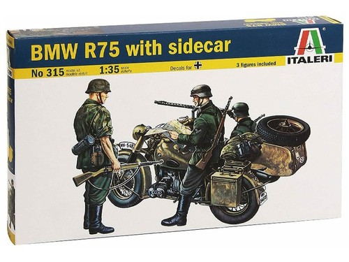 Italeri side car bmw 35 - 1/35,
