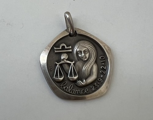 Médaille vintage argent - médaille, en