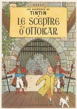 HERGE carte postale bd  Les
