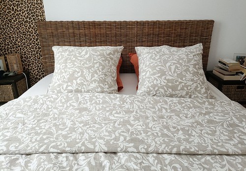 Tête lit rotin 173cm - rotin,