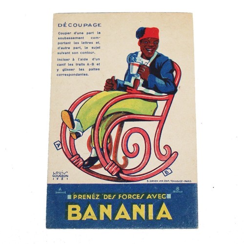 Ancien découpage banania - ancien,