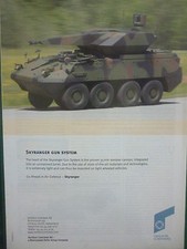 4/2005 PUB OERLIKON CONTRAVES RHEINMETALL SKYRANGER GUN SYSTEM ORIGINAL AD