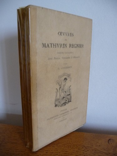 œuvres mathurin regnier - de,