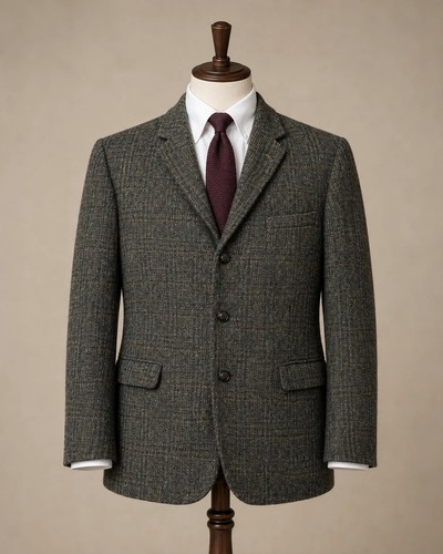 Harris tweed veste homme - tweed,