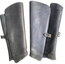 houseaux cavalerie france cuir noir 3e république 1905 complet harnachement ww1