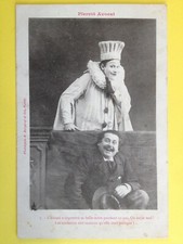cpa 1900 Phot. BERGERET & Cie NANCY Costume PIERROT AVOCAT Accusé Tribunal