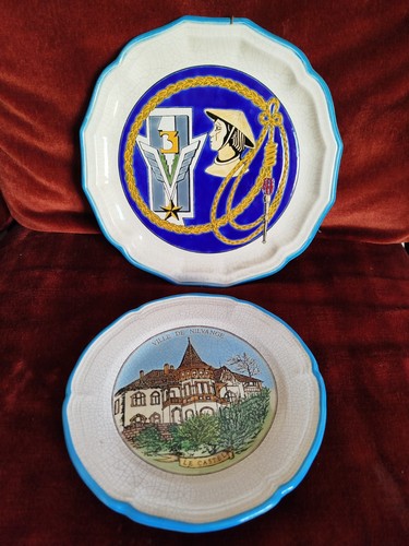 Assiette emaux faiencerie - 2,