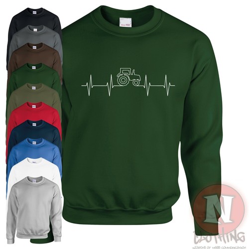 Sweatshirt ekg heartbeat pour - sweatshirt,