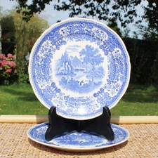 Set anciennes assiettes - set,