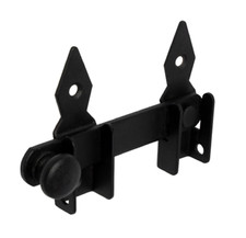 Loquet pour Grille de Jardin Noir Serrure Porte Verrouillage Portails Cas Du 120