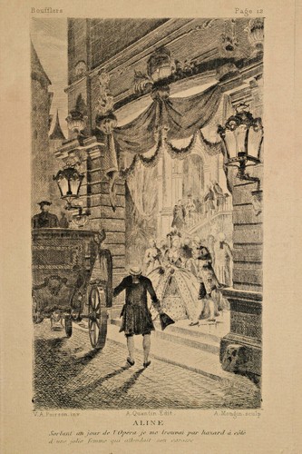 Aline opera gravure poirson - aline,