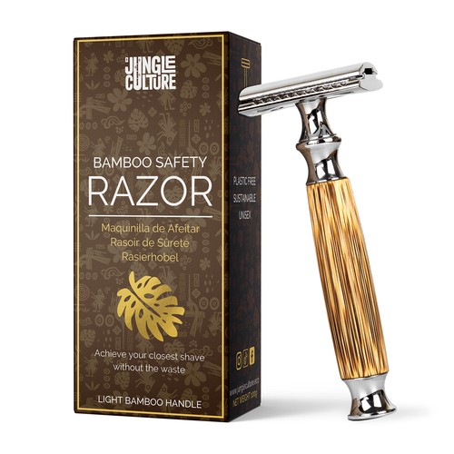 Rasoir sécurité bambou - rasoir,