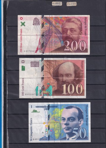Billets banque france - 17, france-
