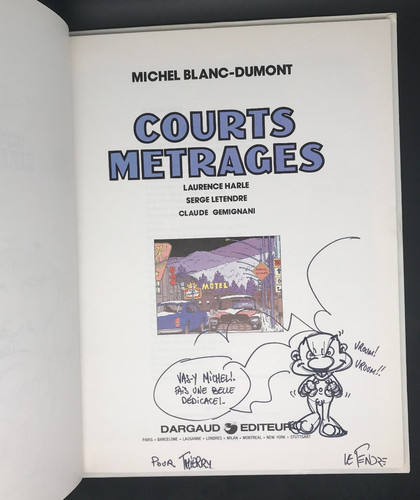 Tendre dedicace courts - le,