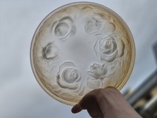 Ancien Vasque Lustre Art Nouveau pâte de verre irisé