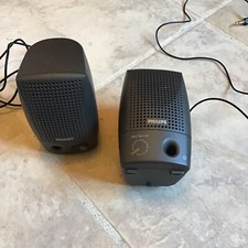 Philips Paire D’enceintes SBC BA100 Noires Excellent Etat