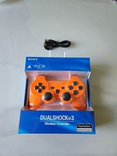 Manette ps3 orange - manette,