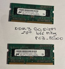 Ram SO-DIMM DDR 3 PC3-8500S 2 GB *2 (4GB)