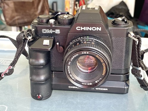 Chinon 35mm camera w - chinon, cm-5