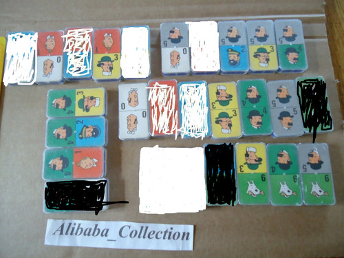 Domino ancien tintin jeu - domino,