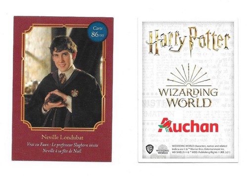 Carte auchan harry potter - carte,