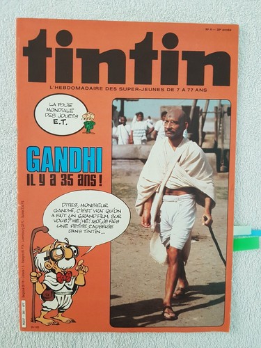 Tintin 385 1983 gandhi - n°385, 25/1/1983