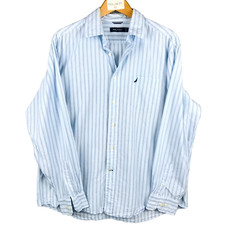 Nautica Chemise Homme L Bleu