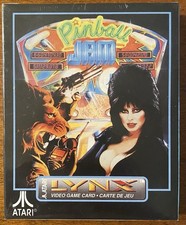 Elvira Pinball Jam 1992 Atari Lynx Jeu Vidéo Carte Scellée Mistress Of The Dark