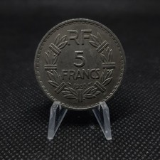 5 francs France 1935 - Lavrillier en nickel, TTB, sous pochette
