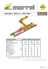 ANDRÉZIEUX -BOUTHÉON ( 42 ) MARREL AMPLIROLL RHM 18 U / PROSPECTUS  100 g  2007