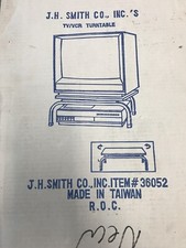 Turn table stand flat - turn,