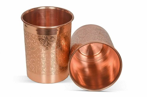 Ensemble verre cuivre - en,