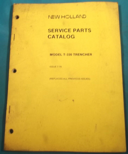 New holland manuel catalogue - new,