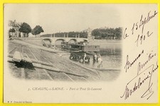 cpa Précurseur 71 CHALON SUR