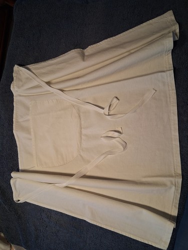 Ancien tablier blanc - ancien, de